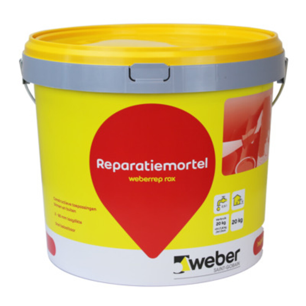 PACKSHOT WEBERREP ROX reparatiemortel weber rep rox